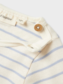LIL ATELIER Langærmet Body Geo Zen Blue